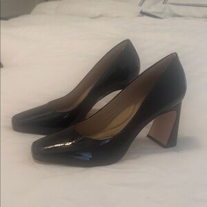 ANTONIO MELANI Black Patent Leather Heels